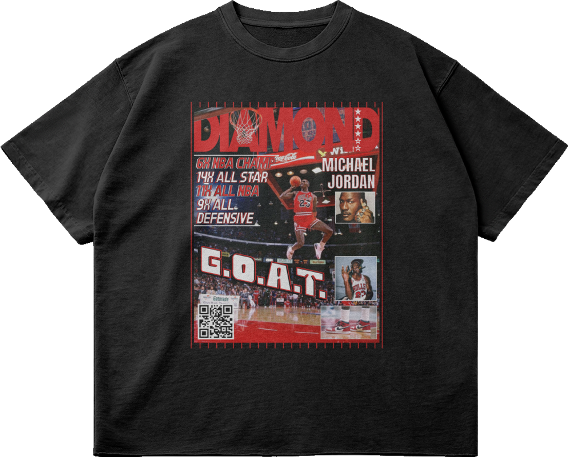 MICHAEL JORDAN MAG TEE "PINSTRIPES"